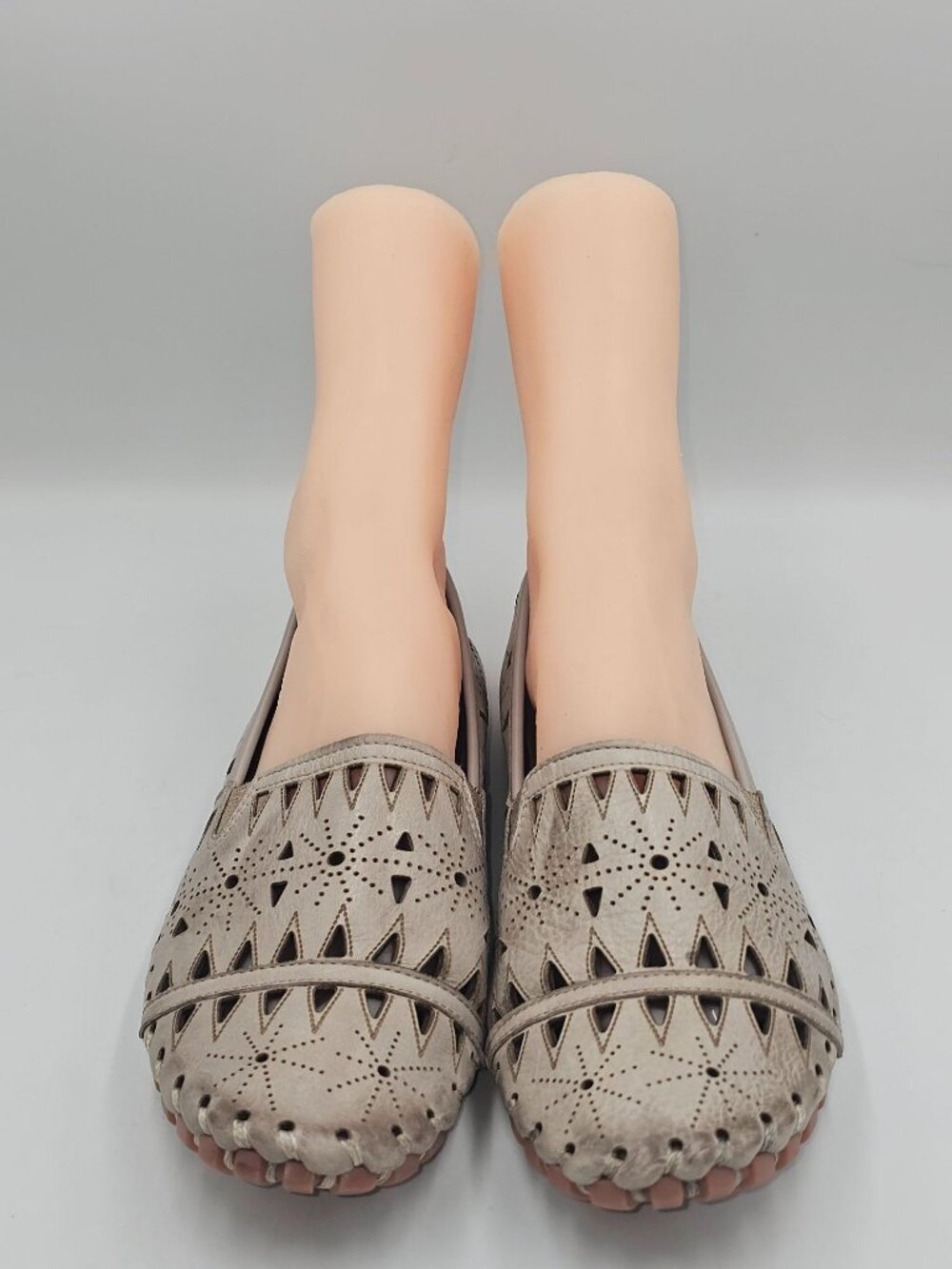 Spring Step Women's Beige Leather Fusaro Slip-On Flats Loafers Sz 10.5 (41) 3782 - Picture 7 of 16
